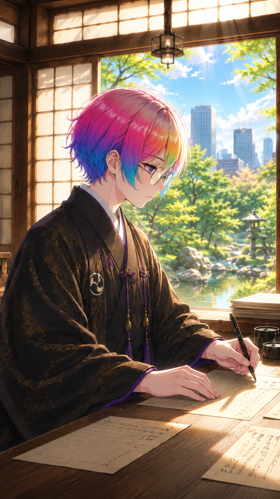 茶室の背景